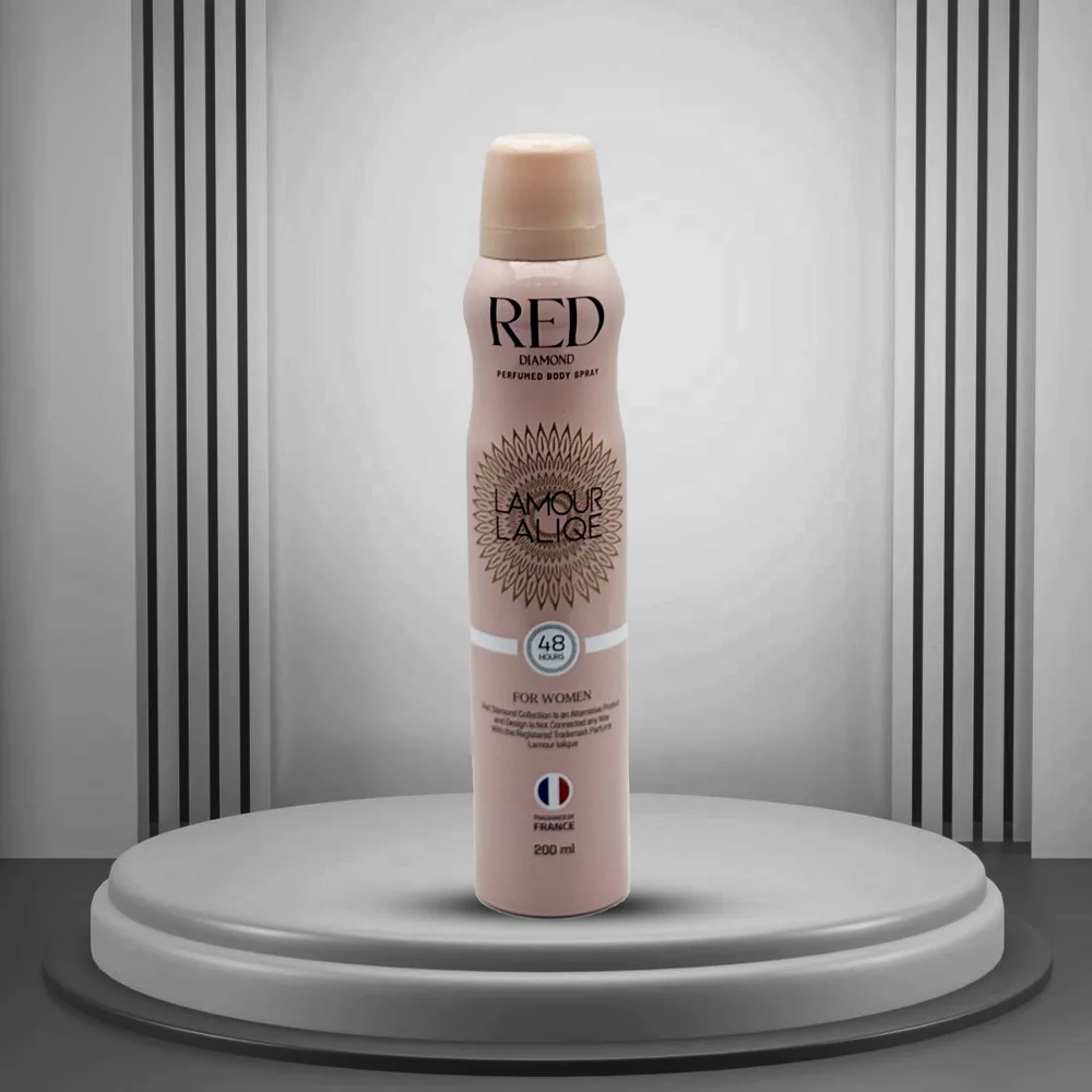 اسپری بدن رد دایموند مدل لالیک لامور اسپری بدن رد دایموند مدل لالیک لامور - Image 1