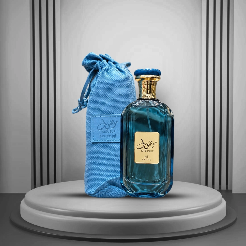 654145 ادکلن موصوف آزور آبی ارض الزعفران 100ml - Image 1